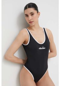 Ellesse jednoczęściowy strój kąpielowy kolor czarny lekko usztywniona miseczka SGR17821-BLACK. Kolor: czarny. Materiał: materiał #1