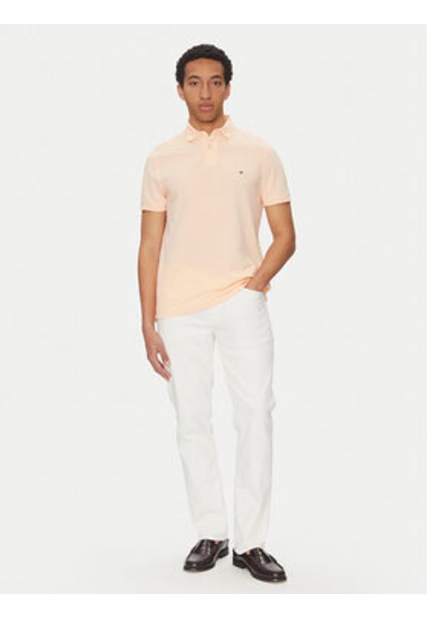 TOMMY HILFIGER - Tommy Hilfiger Jeansy Denton MW0MW38812 Biały Straight Fit. Kolor: biały