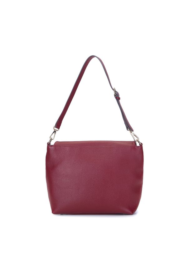 Wittchen - Torebka crossbody z zakładanymi kieszeniami. Kolor: czerwony. Wzór: haft, aplikacja. Dodatki: z haftem. Materiał: skórzane. Styl: sportowy, klasyczny, elegancki, casual. Rodzaj torebki: przez ramię