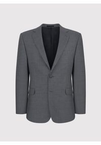 Pako Lorente - PAKO LORENTE – Szara wełniana marynarka garniturowa. Okazja: na ślub cywilny, na wesele. Kolor: szary. Materiał: wełna. Wzór: gładki #2