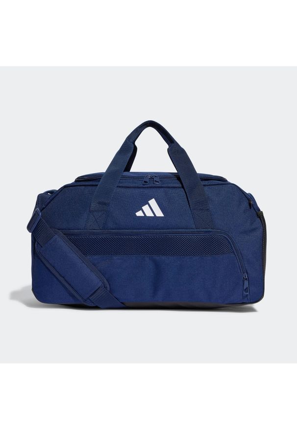 Adidas - Tiro League Duffel Bag Small. Kolor: czarny, biały, niebieski, wielokolorowy. Materiał: poliester, materiał. Sport: fitness