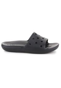 Klapki Crocs Classic Slide Black M 206121-001 czarne. Okazja: na plażę. Kolor: czarny. Materiał: materiał #2