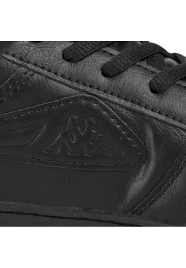Kappa Sneakersy 242881 Czarny. Kolor: czarny. Materiał: skóra