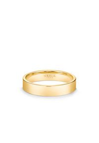 W.KRUK - Obrączka ślubna złota Aurora męska. Materiał: złote. Kolor: złoty. Wzór: gładki #1