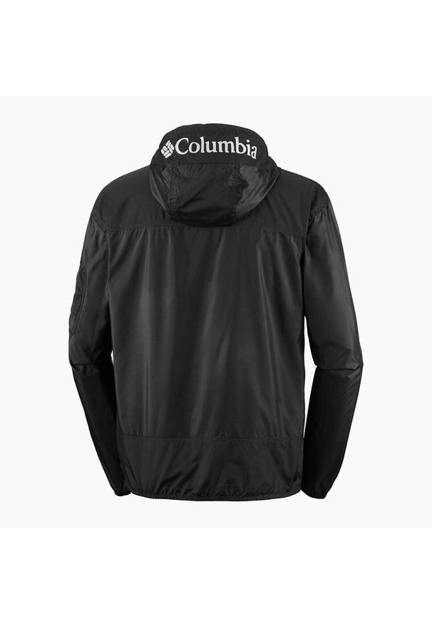 columbia - Kurtka Przejściowa Męska Columbia Challenger Windbreaker Anorak. Kolor: czarny. Sezon: zima. Sport: narciarstwo