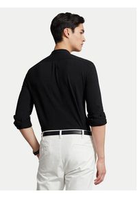 Polo Ralph Lauren Koszula 710742468001 Czarny Regular Fit. Typ kołnierza: polo. Kolor: czarny. Materiał: bawełna #3