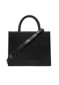 Elisabetta Franchi Torebka BS-33A-56E2-V380 Czarny. Kolor: czarny. Materiał: skórzane