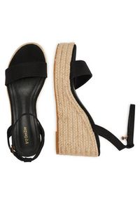 DeeZee Espadryle EA0315-2 Czarny. Kolor: czarny. Materiał: materiał #3