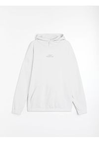 Sinsay - Bluza hoodie z napisem - kremowy. Kolor: kremowy. Wzór: napisy #1