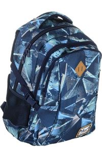 ALWAYS WILD - Plecak szkolny niebieski Always Wild HS-17 HASH. Kolor: niebieski. Materiał: materiał. Wzór: nadruk, aplikacja. Styl: sportowy #1