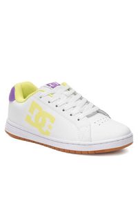 DC Shoes Sneakersy GAVELER ADJS700082-HPO Biały. Kolor: biały. Materiał: materiał #6