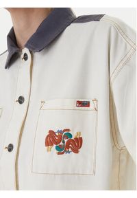 RVCA Kurtka jeansowa Lauryn Alvarez 23B151500 Écru Regular Fit. Materiał: bawełna #5