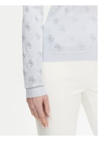 Guess Sweter W5GR07 Z3D60 Niebieski Regular Fit. Kolor: niebieski. Materiał: wiskoza #5