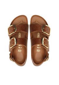 Birkenstock Sandały Milano 1024067 Brązowy. Kolor: brązowy. Materiał: skóra #7