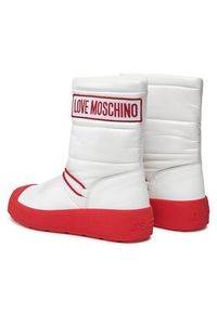Love Moschino - LOVE MOSCHINO Śniegowce JA15855H0HIN010B Biały. Kolor: biały. Materiał: materiał #7