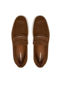 Karl Lagerfeld - KARL LAGERFELD Półbuty Kori KL21412 Brązowy. Kolor: brązowy. Materiał: skóra, zamsz #6