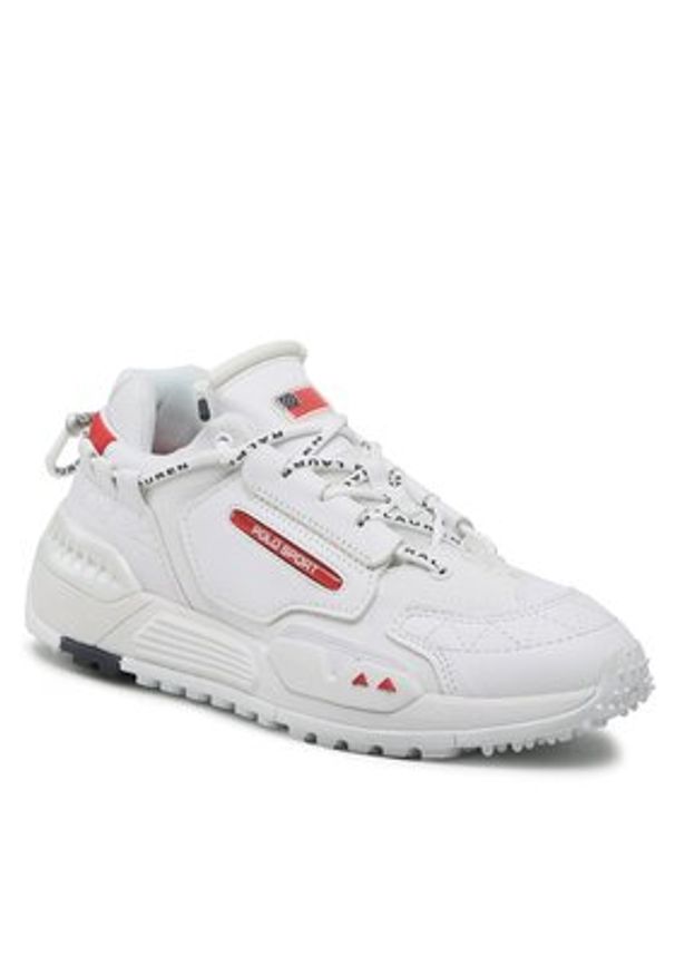 Polo Ralph Lauren Sneakersy Ps200-Sk-Ltl 809841218001 Biały. Kolor: biały. Materiał: skóra