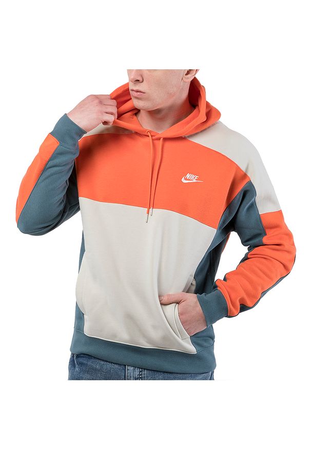 Nike Sportswear Colorblock Hoodie > CU4381-837. Materiał: bawełna, poliester, polar