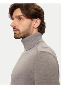 Armani Exchange Golf 6DZM1H ZM1LZ 17AC Szary Regular Fit. Typ kołnierza: golf. Kolor: szary. Materiał: syntetyk, bawełna #2