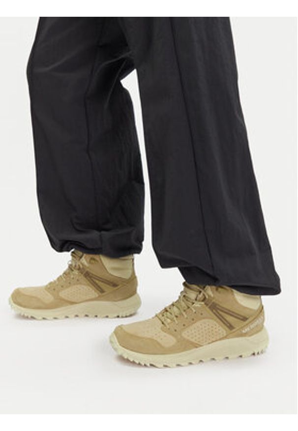 Merrell Trapery Wildwood Mid Ltr Wp J038298 Beżowy. Kolor: beżowy. Materiał: skóra, zamsz
