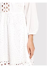 Silvian Heach Sukienka letnia CVP22191VE Biały Regular Fit. Kolor: biały. Materiał: bawełna. Sezon: lato #3