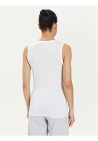 Emporio Armani Underwear Top 163319 4R224 00010 Biały Slim Fit. Kolor: biały. Materiał: wiskoza