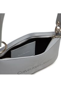 Calvin Klein Jeans Torebka Sculpted Shoulder Pouch25 Mono K60K610679 Écru. Materiał: skórzane #2