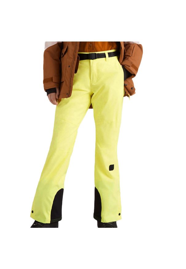 O'Neill - Spodnie zimowe na narty i snowboard damskie O'neill Star 10K/10K. Kolor: żółty. Sezon: zima. Sport: narciarstwo, snowboard