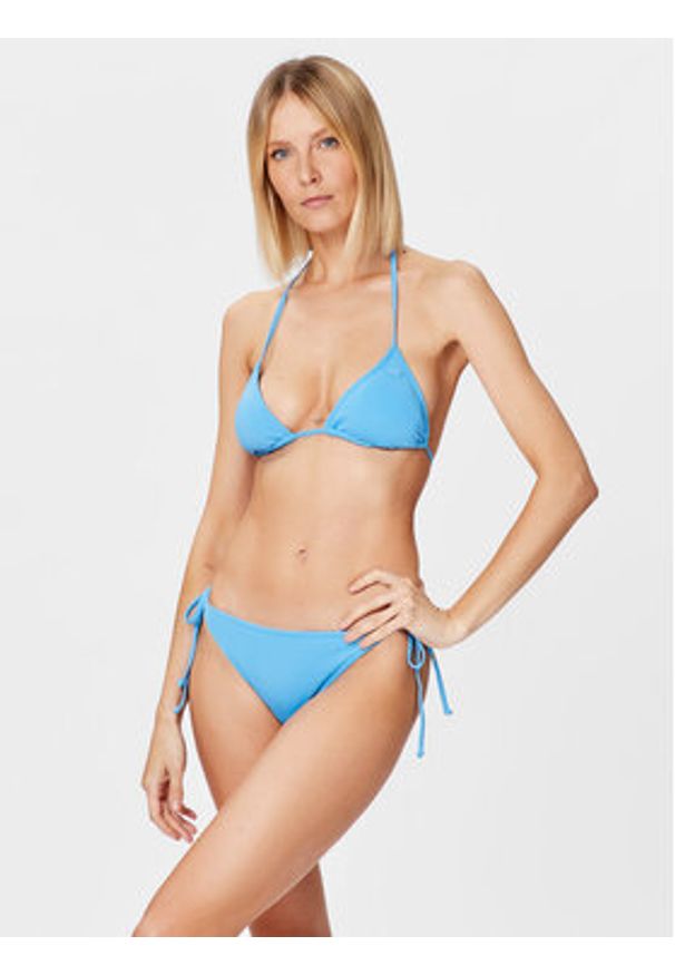 Roxy Góra od bikini ERJX304591 Błękitny. Kolor: niebieski. Materiał: syntetyk