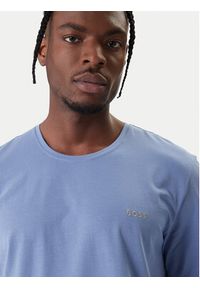 BOSS T-Shirt Mix&Match 50515312 Błękitny Regular Fit. Kolor: niebieski. Materiał: bawełna #4