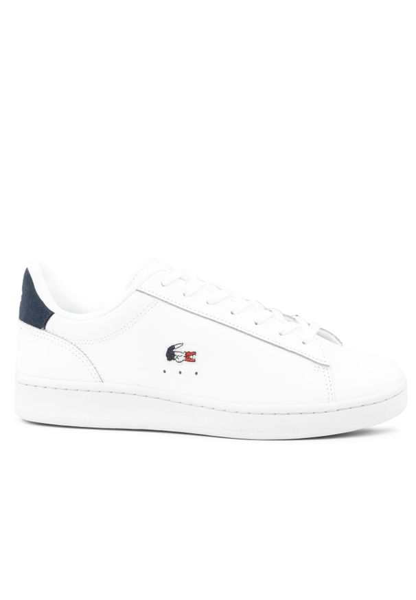 Buty męskie trampki sportowe Lacoste CARNABY SET. Kolor: biały