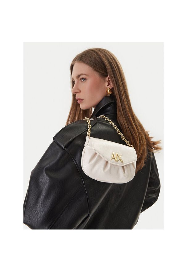 Torebka Armani Exchange. Kolor: biały