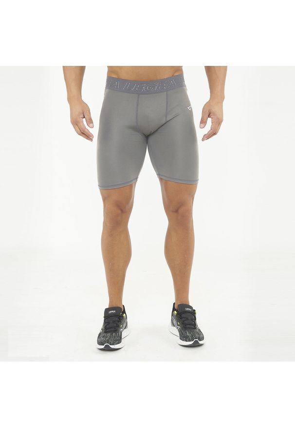 LEGEA - Spodenki termiczne treningowe IRONBOY SHORT. Kolor: szary. Długość: krótkie. Sezon: lato