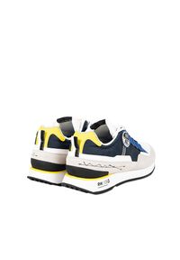 North Sails Sneakersy "Winch" | RW-03 KITE-022 | Winch | Mężczyzna | Żółty, Niebieski, Granatowy. Kolor: niebieski, wielokolorowy, żółty. Materiał: skóra ekologiczna, materiał. Wzór: kolorowy, aplikacja