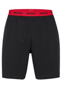 Hugo Szorty piżamowe 50480590 Czarny Regular Fit. Kolor: czarny. Materiał: bawełna #2
