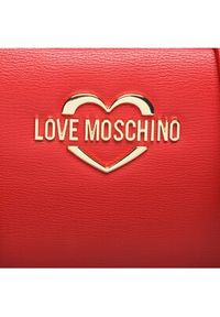 Love Moschino - LOVE MOSCHINO Torebka JC4071PP1HLD0500 Czerwony. Kolor: czerwony. Materiał: skórzane #3
