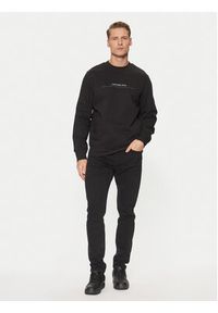 Calvin Klein Jeans Bluza Minimal Logo J30J327119 Czarny Regular Fit. Kolor: czarny. Materiał: bawełna #4