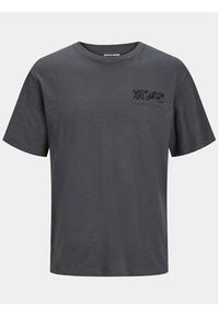 Jack & Jones - Jack&Jones T-Shirt Guru 12249187 Szary Relaxed Fit. Kolor: szary. Materiał: bawełna