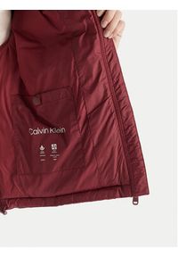 Calvin Klein Jeans Kurtka puchowa Essential LV047D501G Bordowy Relaxed Fit. Kolor: czerwony. Materiał: syntetyk #5