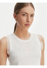 Rinascimento Bluzka CFM0012241003 Biały Slim Fit. Kolor: biały. Materiał: syntetyk #4