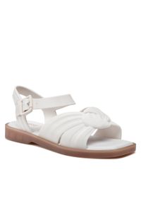 melissa - Sandały Melissa Plush Sandal Ad 33407 Brown/White 50672. Kolor: biały