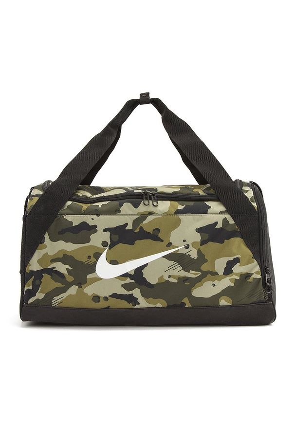 Nike Brasilia Duffel S Camo > BA5433-209. Materiał: poliester, materiał. Sport: fitness