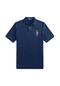 Polo Ralph Lauren Polo 710B29169001 Granatowy Regular Fit. Typ kołnierza: polo. Kolor: niebieski. Materiał: bawełna #6