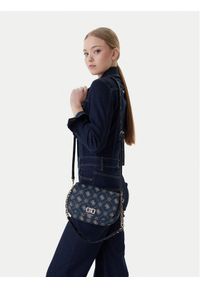 Guess Torebka Emelie Logo HWGP99 28200 Granatowy. Kolor: niebieski. Materiał: skórzane #1