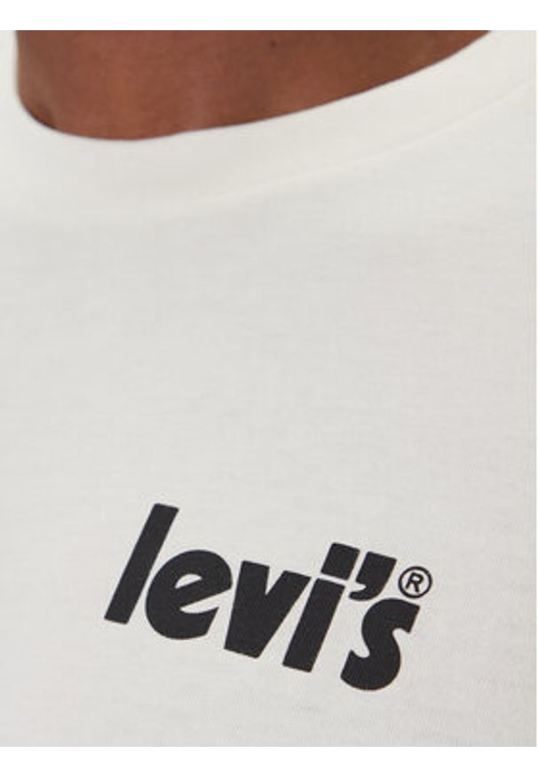 Levi's® T-Shirt Authentic 005N7-0000 Écru Regular Fit. Materiał: bawełna