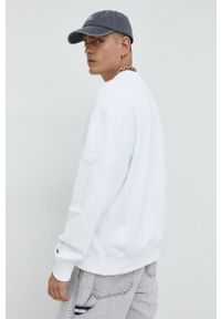 Tommy Jeans bluza bawełniana męska kolor biały gładka. Kolor: biały. Materiał: bawełna. Wzór: gładki #5