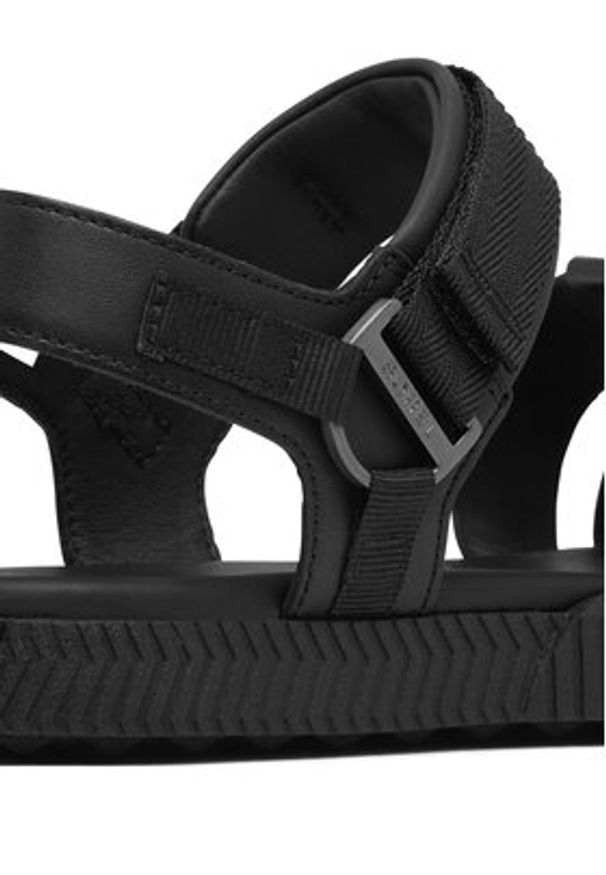 sorel - Sorel Sandały ONA AVE™ Women's Ankle Strap 2113191 Czarny. Kolor: czarny. Materiał: skóra