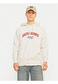 Jack & Jones - Jack&Jones Bluza Bronx 12262919 Écru Regular Fit. Materiał: syntetyk