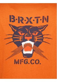 Brixton T-Shirt Sparks 16861 Pomarańczowy Regular Fit. Kolor: pomarańczowy. Materiał: bawełna #2