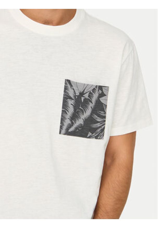 Only & Sons T-Shirt 22025286 Biały Regular Fit. Kolor: biały. Materiał: bawełna